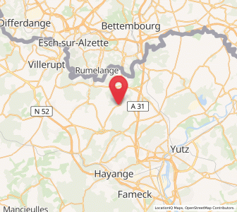 Map of Escherange, Grand Est