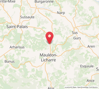 Map of Espès-Undurein, Nouvelle-Aquitaine