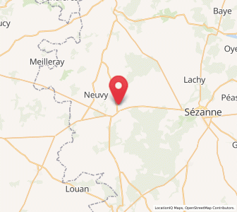Map of Esternay, Grand Est