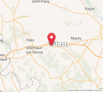 Map of Estissac, Grand Est