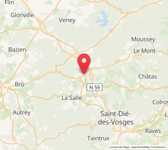 Map of Étival-Clairefontaine, Grand Est
