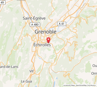 Map of Eybens, Auvergne-Rhône-Alpes