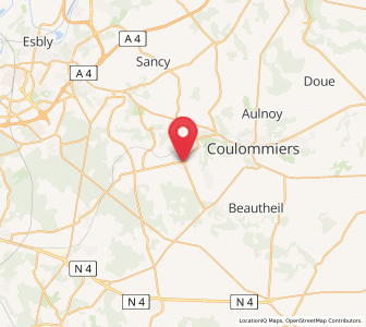 Map of Faremoutiers, Île-de-France