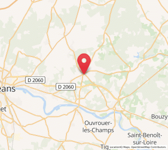 Map of Fay-aux-Loges, Centre