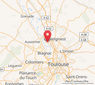 Map of Fenouillet, Occitanie
