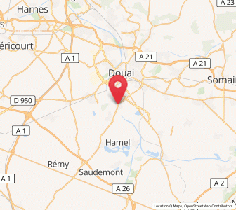 Map of Férin, Hauts-de-France