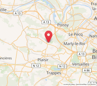 Map of Feucherolles, Île-de-France