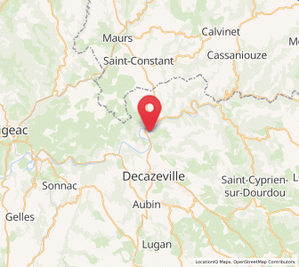 Map of Flagnac, Occitanie