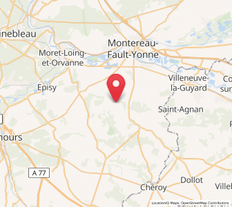 Map of Flagy, Île-de-France