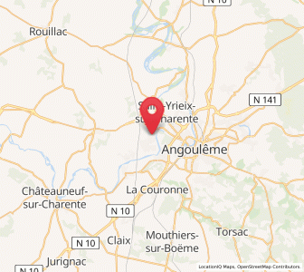 Map of Fléac, Nouvelle-Aquitaine