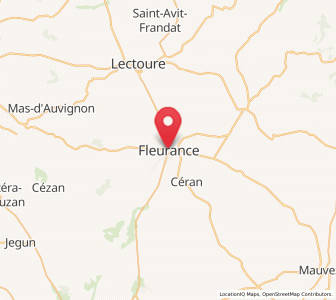 Map of Fleurance, Occitanie