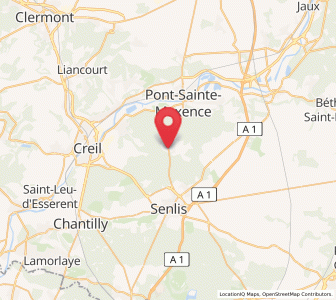 Map of Fleurines, Hauts-de-France