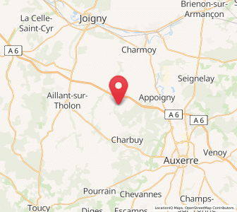 Map of Fleury-la-Vallée, Bourgogne-Franche-Comté