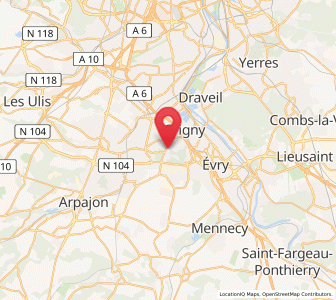 Map of Fleury-Mérogis, Île-de-France