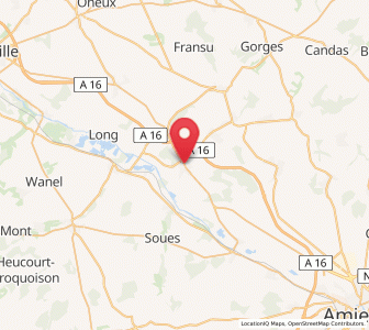 Map of Flixecourt, Hauts-de-France