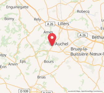 Map of Floringhem, Hauts-de-France