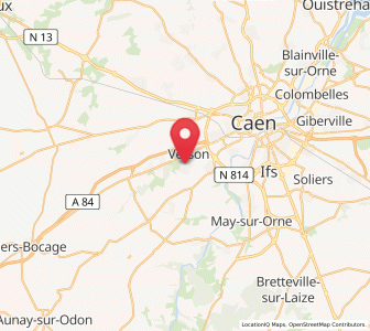 Map of Fontaine-Étoupefour, Normandy