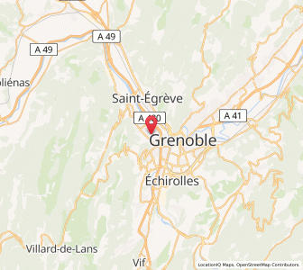 Map of Fontaine, Auvergne-Rhône-Alpes