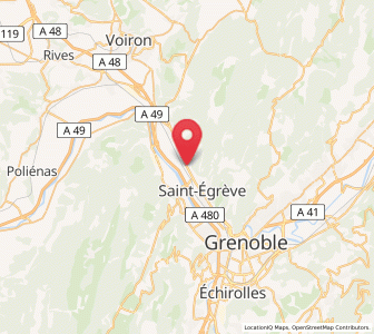 Map of Fontanil-Cornillon, Auvergne-Rhône-Alpes