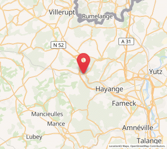 Map of Fontoy, Grand Est