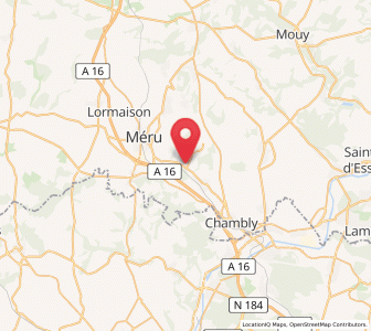 Map of Fosseuse, Hauts-de-France