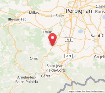 Map of Fourques, Occitanie
