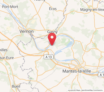 Map of Freneuse, Île-de-France