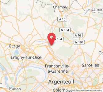 Map of Frépillon, Île-de-France