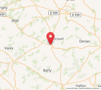 Map of Frévent, Hauts-de-France