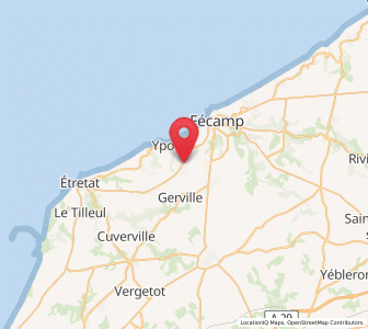 Map of Froberville, Normandy