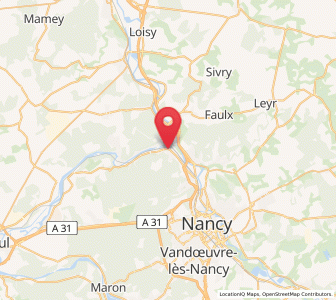 Map of Frouard, Grand Est