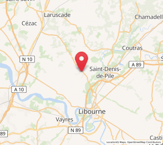 Map of Galgon, Nouvelle-Aquitaine