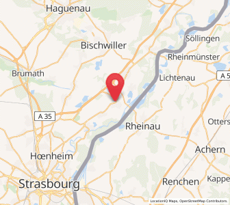 Map of Gambsheim, Grand Est