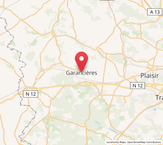 Map of Garancières, Île-de-France