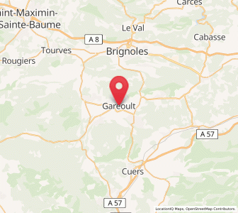 Map of Garéoult, Provence-Alpes-Côte d'Azur
