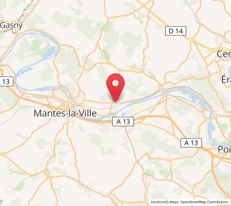 Map of Gargenville, Île-de-France