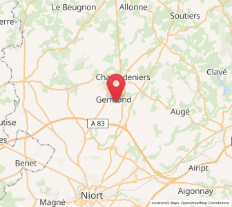 Map of Germond-Rouvre, Nouvelle-Aquitaine