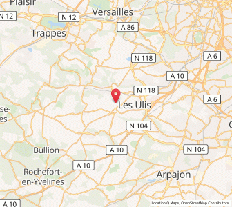 Map of Gif-sur-Yvette, Île-de-France