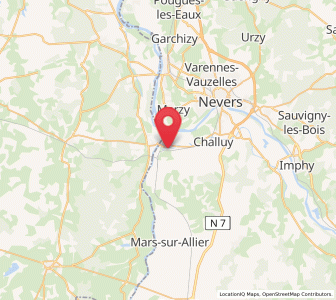 Map of Gimouille, Bourgogne-Franche-Comté