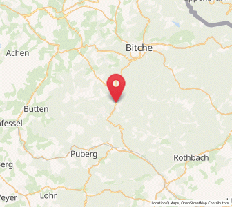 Map of Goetzenbruck, Grand Est