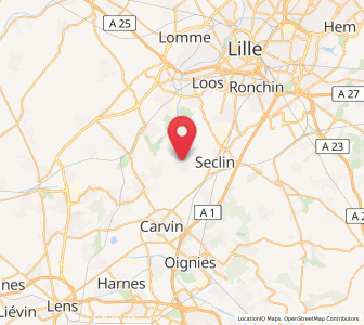 Map of Gondecourt, Hauts-de-France