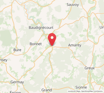 Map of Gondrecourt-le-Château, Grand Est