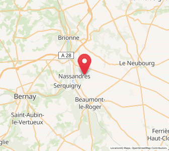 Map of Goupillières, Normandy