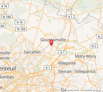 Map of Goussainville, Île-de-France