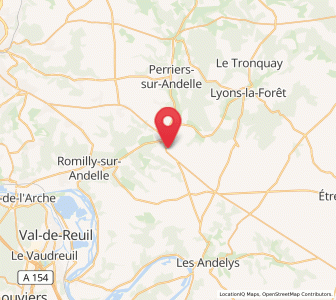Map of Grainville, Normandy