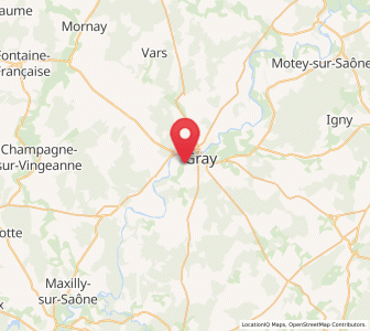 Map of Gray-la-Ville, Bourgogne-Franche-Comté