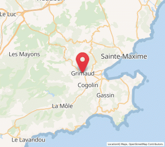 Map of Grimaud, Provence-Alpes-Côte d'Azur