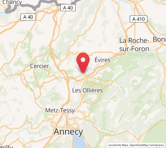 Map of Groisy, Auvergne-Rhône-Alpes