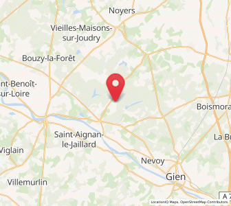 Map of Guidel, Brittany