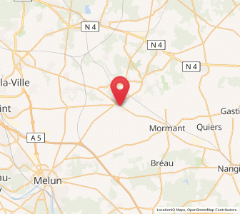 Map of Guignes, Île-de-France